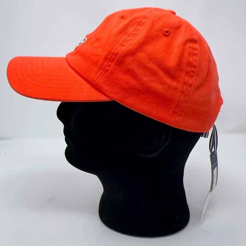 NEW Vineyard Vines Hat Cap Strap Back Dad Orange Blue Whale Preppy Baseball